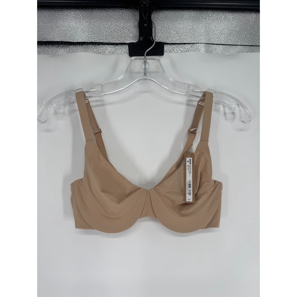 SKIMS Smoothing Intimates Unlined Full Coverage Bra 32C Clay Tan Underwired - Picture 1 of 5